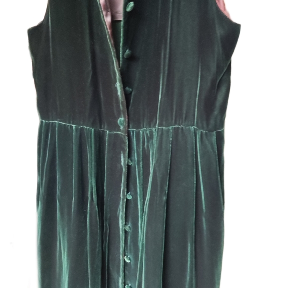 Jacob Jr. Green velvet dress - Picture 2 of 5